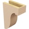 Ekena Millwork 4"W x 8"D x 12"H Classic Del Monte Rough Cedar Woodgrain TimberThane Corbel, Primed Tan CORUR04X08X12DELRCPR - alternate 3